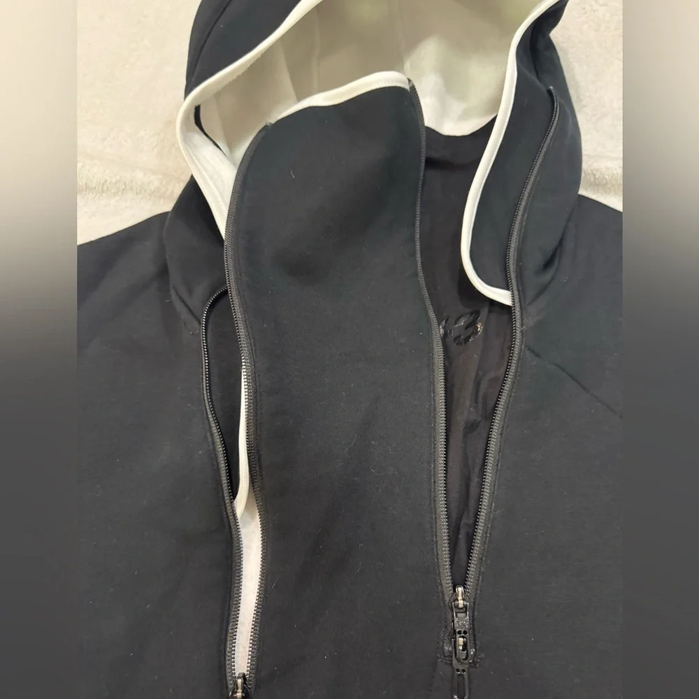 Rare Black Y-3 Adidas Fleece Zipper Hoodie